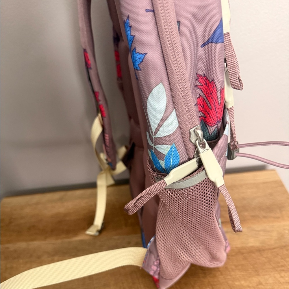 The North Face Mauve Floral & Butterfly Backpack - Picture 6 of 12